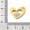 201 Stainless Steel Pendants STAS-A116-01G-10-3