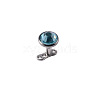 Stainless Steel Rhinestone Dermal Anchor Base/Top for Women Men WGB1D88-34-1