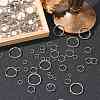 700Pcs 7 Styles 201& 304 Stainless Steel Split Rings STAS-CJ0002-17-5