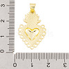 Rack Plating Brass Enamel Pendants KK-P269-08G-03-3