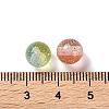 Gradient Color Transparent Resin Beads with Gold Foil RESI-A035-10A-3