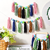 Wool Felt Ball Tassel Garland Banner DIY-WH20011-28B-4