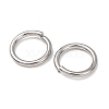 Tarnish Resistant 304 Stainless Steel Open Jump Rings X-STAS-R065-41-1