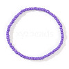 Glass Seed Beads Stretch Bracelets ZE8223-8-1