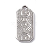 Non-Tarnish 304 Stainless Steel Pendants STAS-P316-01P-2