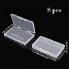 Polypropylene(PP) Storage Containers Box Case CON-WH0073-67-2