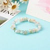 Natural Morganite Chip Beads Stretch Bracelets for Children BJEW-JB06388-10-2