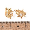 SHEGRACE Brass Micro Pave Cubic Zirconia Hoop Earring Findings XGRQ7H025-951G-3