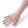 Natural Rose Quartz Beads Stretch Bracelets BJEW-JB04676-01-4