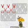 Large Plastic Reusable Drawing Painting Stencils Templates DIY-WH0202-522-4