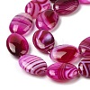 Natural Striped Agate/Banded Agate Beads Strands G-Q182-01A-4