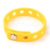 Unisex Silicone Cord Bracelets BJEW-M204-01A-2