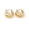 304 Stainless Steel Chunky Crescent Moon Hoop Earrings for Women EJEW-B048-01G-03-1