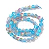 Synthetic Moonstone Beads Strands G-E573-01A-22-2