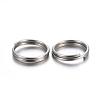 Tarnish Resistant 304 Stainless Steel Split Rings A-STAS-P223-22P-02-2