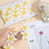 Flower Polyester Eyelash Lace Trim Ribbon OCOR-WH20003-03B-04-3
