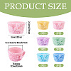 12Pcs 6 Colors Resin Basket Mini Model AJEW-TA0005-85-4