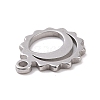 Non-Tarnish 304 Stainless Steel Charms STAS-G287-08P-3