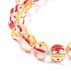 Transparent Glass Enamel Beads GLAA-B021-03-3