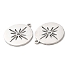Non-Tarnish 304 Stainless Steel Pendants STAS-L020-002P-2