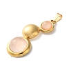 Natural Rose Quartz Pendants STAS-C120-12G-08-2