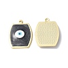 Brass Enamel Pendants KK-G449-01G-10-1