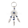 Natural Lapis Lazuli Keychain KEYC-JKC00346-05-1