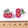 Printed Opaque Acrylic Beads OACR-N152-05-3