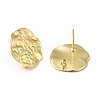 Rack Plating Alloy Stud Earring Findings PALLOY-K256-31LG-2