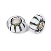 Handmade Lampwork & Brass Core European Beads LAMP-N044-01S-01-3