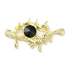 Alloy Jet Rhinestone Pendants LS-PALLOY-P294-01G-02-1