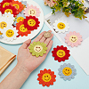 Fingerinspire 36Pcs 6 Colors Sunflower Computerized Embroidery Cloth Sew on Patches DIY-FG0005-43-3