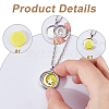 2 Sets Alloy Hollow Essential Oil Diffuser Perfume Locket Pendant 304 Stainless Steel Chain Necklaces NJEW-HS0001-22A-4