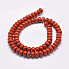 Natural Red Jasper Beads Strands G-F347-8x5mm-02-2