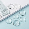 Transparent Glass Cabochons GGLA-R026-30mm-8