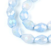 Anti-Tarnish Electroplate Glass Beads Strands GLAA-T025-13A-01-3