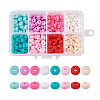 400Pcs 8 Colors Handmade Polymer Clay Beads CLAY-PJ0001-01-9