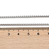 Tarnish Resistant 304 Stainless Steel Venetian Chain Necklace Making STAS-A028-N032P-2