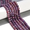 Natural Gemstone Ruby Round Beads Strands G-O017-7mm-06-01-3