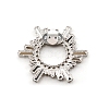 Alloy Shoe Shoe Clips PALLOY-WH0094-15-2