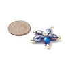 Glass & Imitation Pearl & Synthetic Hematite Beads Pendants PALLOY-JF02060-3