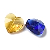 Transparent Glass Heart Charms & Beads GLAA-XCP0001-28-2