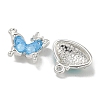 Alloy Rhinestone & Enamel Pendants PALLOY-F312-01S-2