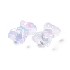 Transparent Spray Painted Glass Beads GLAA-I050-11K-2