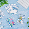 60Pcs Glitter Holographic Star Plastic Packaging Yin-yang Resealable Bags OPP-TA0001-24B-5