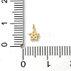 Brass Micro Pave Cubic Zirconia Charms KK-S513-09B-G-3