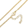 Rack Plating Brass Micro Pave Colorful Cubic Zirconia Eye Pendant Rope Chain Necklaces NJEW-P317-01G-3