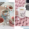2Pcs Round Resin Pendant Decoration HJEW-SC0001-69-5