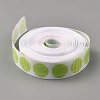 5 Yards Tennis Print Polyester Grosgrain Ribbon OCOR-WH0085-64D-2
