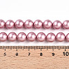 Baking Painted Pearlized Glass Pearl Bead Strands HY-N002-8mm-C01-5